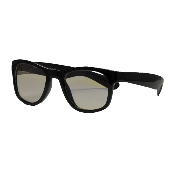 REAL SHADES Okuliare proti modrému svetlu Surf 4+, Black Iconic