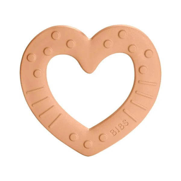 BIBS Baby Bitie hryzátko Heart Peach