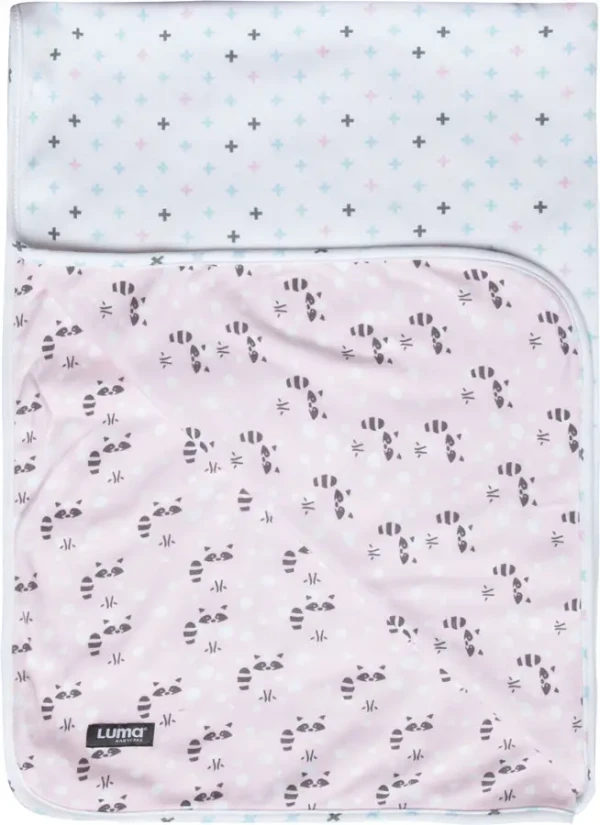 Multifunkční pléd Luma Racoon Pink