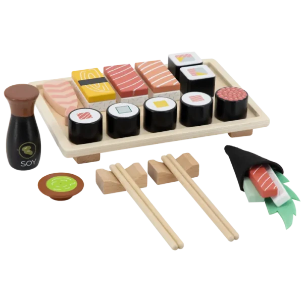 TRYCO Dřevěný Sushi Set