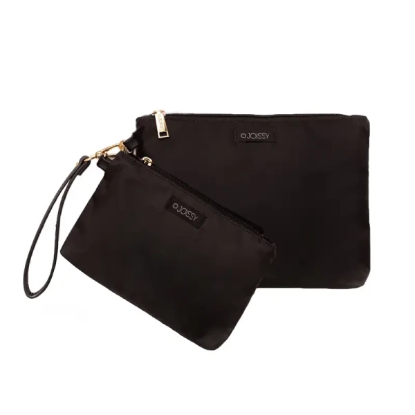 JOISSY Mixi sada 2 kozmetických taštičiek  Black/Silver