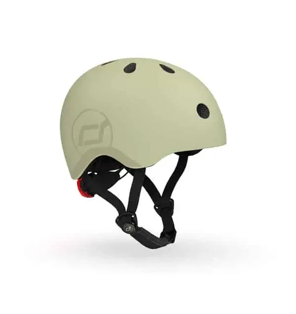 SCOOT AND RIDE DETSKÁ PRILBA - S - OLIVE
