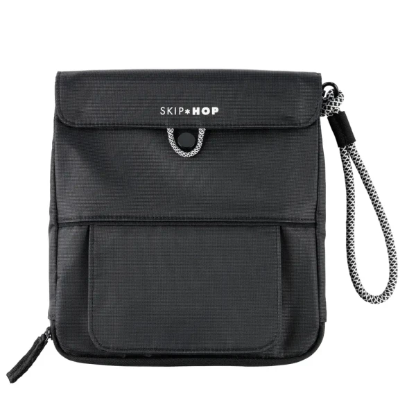 SKIP HOP Podložka prebaľovacia cestovná Clean Slate Black