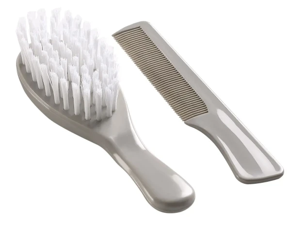 THERMOBABY Sada kefy a hrebeňa na vlasy, Grey