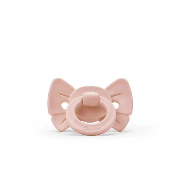 Binky Bow Elodie Details Silicone - Misty Pink