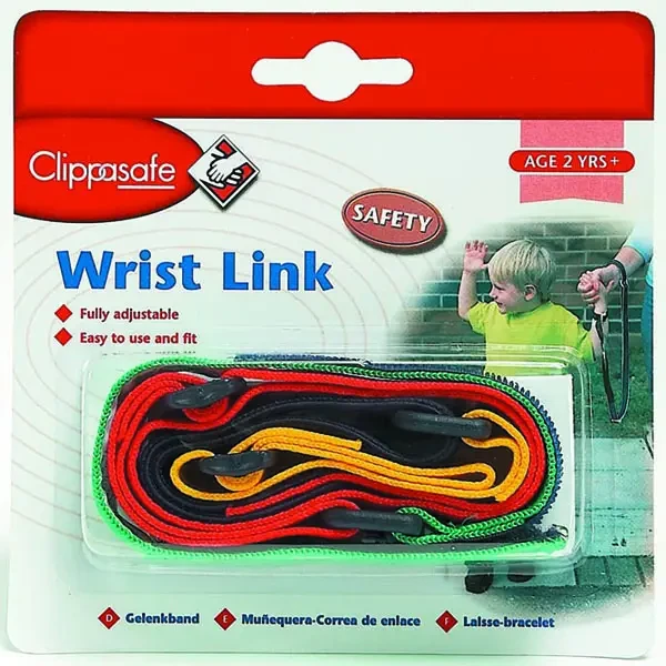 CLIPPASAFE Vodítko na ruku pre dieťa, Multicolor