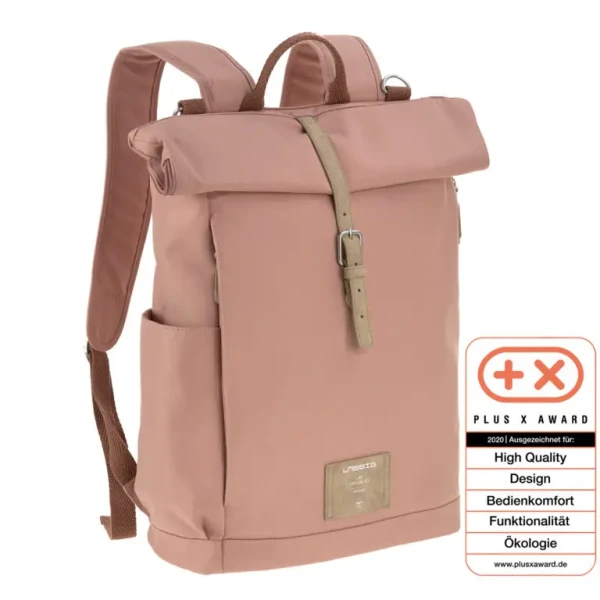 LÄSSIG Green Label Rolltop Backpack 2024 cinnamon
