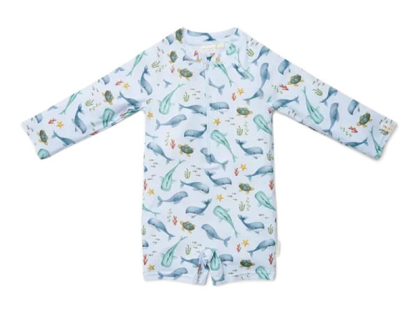 Little Dutch Plavky dlouhý rukáv Ocean Sea Life vel. 98/104