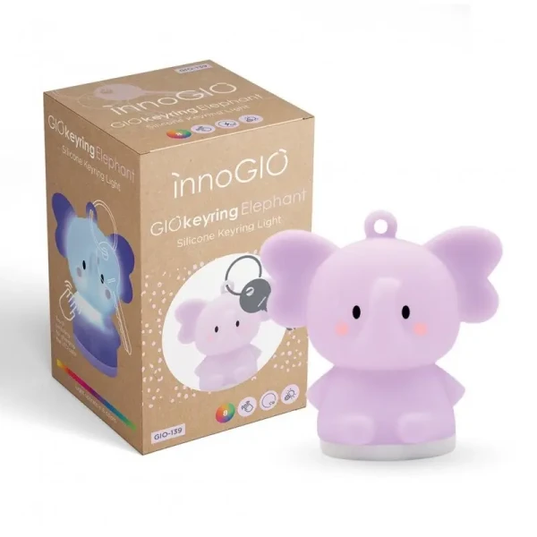 innoGIO Silikonový přívěsek GIOkeyring Elephant