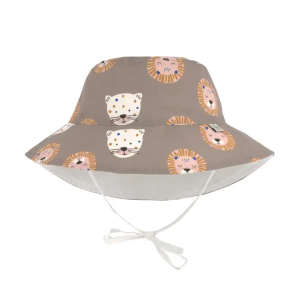 LÄSSIG Sun Protection Bucket Hat 2024 wild cats choco 07-18 mon.