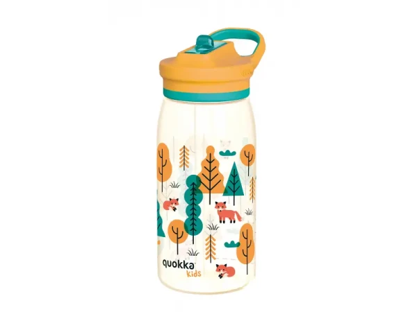 Quokka Plastová láhev s pítkem Glow Kids Forest 580 ml
