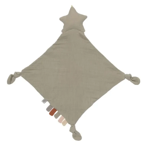 LÄSSIG Baby Comforter 2024 Little Universe Star olive