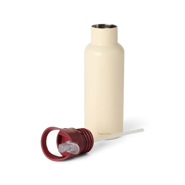 Studio Noos Nerezová Fľaša na nápoj Medium 500ml Krémová