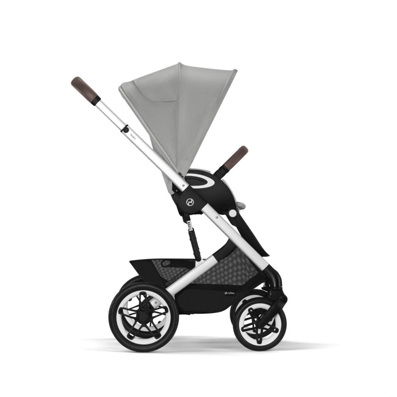 CYBEX TALOS S LUX Stone Grey - silver rám