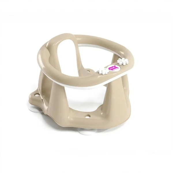 OK BABY Sedadlo do vane protišmykové Flipper Evolution s prísavkami 6–15m Beige