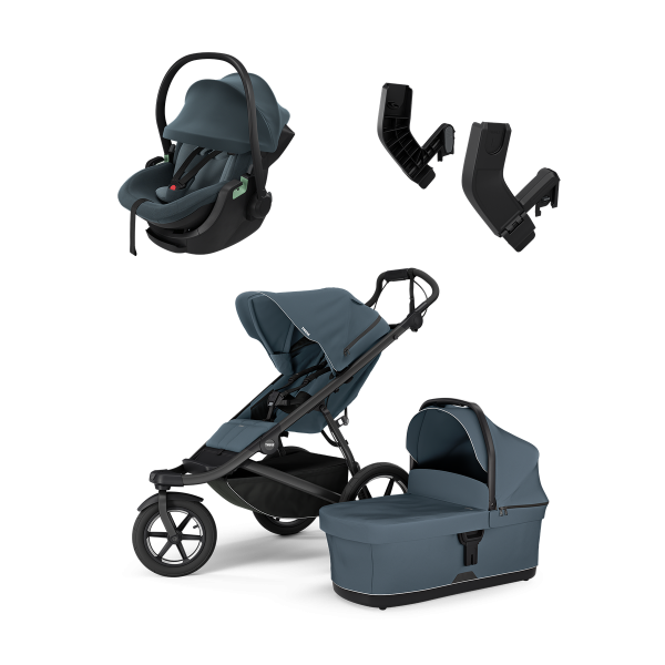 THULE Urban Glide 3 Dark Slate + Thule Maple Newborn bundle