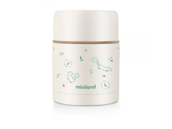 Miniland Termoska na jídlo Natur veverka 600ml