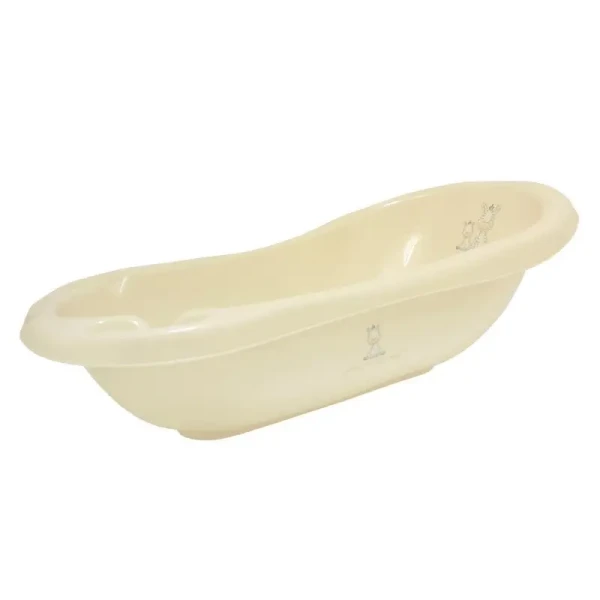 MALTEX Vanička Zebra 100 cm so štupľom a protišmykovou podložkou - béžová