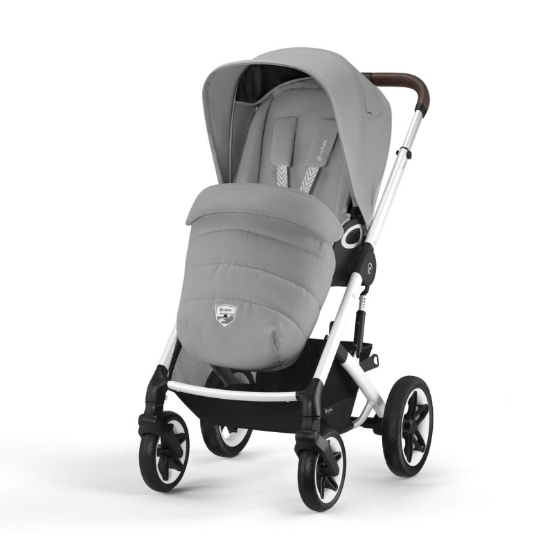 CYBEX TALOS S LUX Stone Grey - silver rám