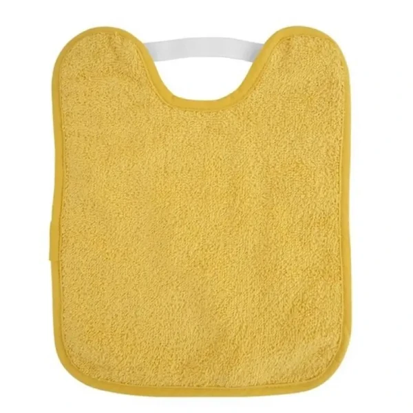 Saro Baby Nepropustný froté bryndák Mustard