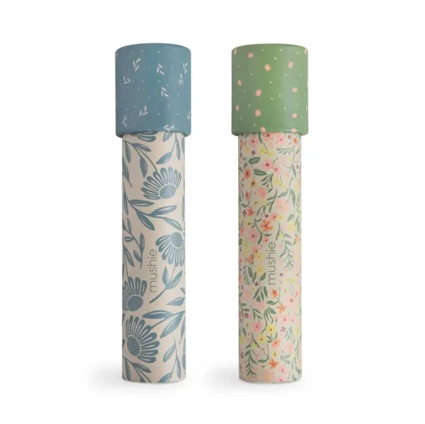 MUSHIE SET DVOCH KALEIDOSKOPOV – PASTEL BLOOMS/ BLUE FLOWERS