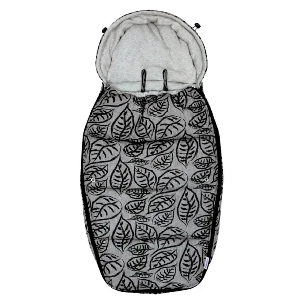 Dooky Footmuff vel. L GREY LEAVES DeLuxe