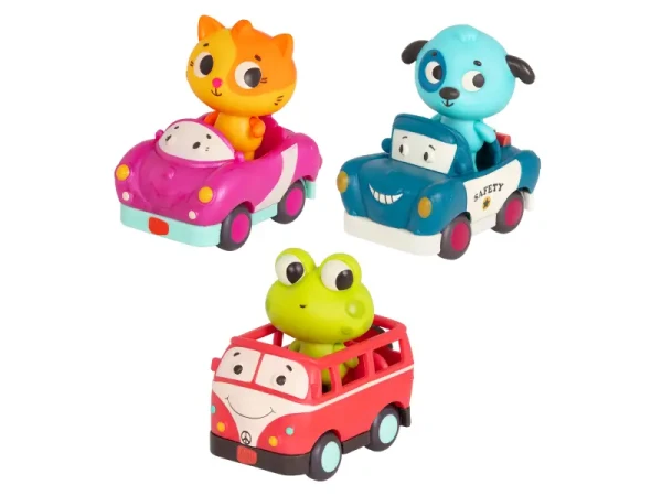 B-Toys Svítící autíčka se zvuky