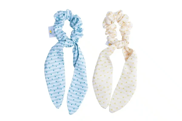THE COTTON CLOUD SET 2 GUMIČIEK LEMON /AQUA