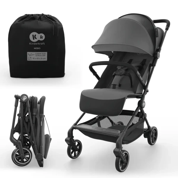 KINDERKRAFT Kočárek sportovní Nebo Platinum Grey