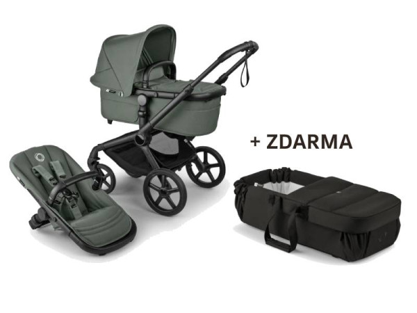 Bugaboo Fox 5 RENEW Kompletný set Black/Forest Green