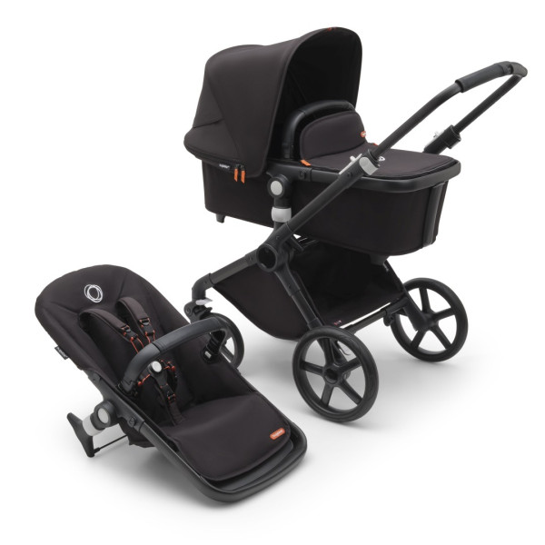Bugaboo Fox CUB Kompletní set Black/Midnight Black