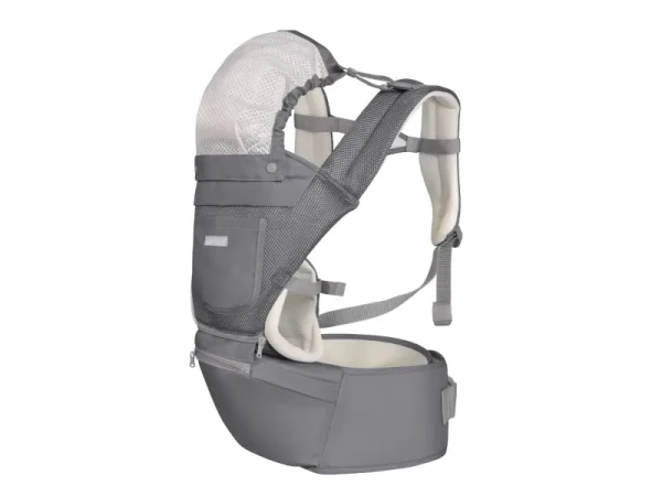 KikkaBoo Nosítko 3v1 Chloe Mesh Grey