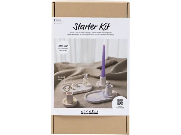Creativ Company Kreatívna sada Starter Craft Kit Resin Casting Candle Holders