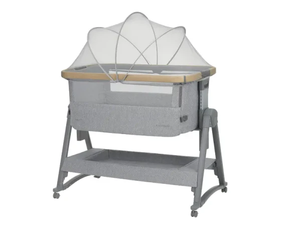 KikkaBoo Postýlka přenosná Nanna Grey
