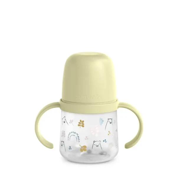 SUAVINEX | PRVNÍ láhev s oušky BEAR 150 ml - ZELENÁ