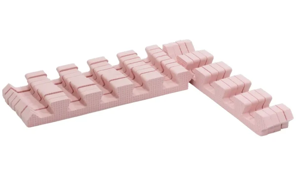 Rialto Baby Sada okrajov Light Pink na penové puzzle 90x90cm