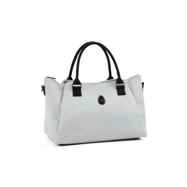 BabyStyle Egg Taška Overnight, Houndstooth Silver - Special Edition