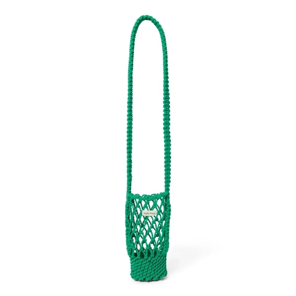 STUDIO NOOS - MACRAME BOTTLE BAG Green