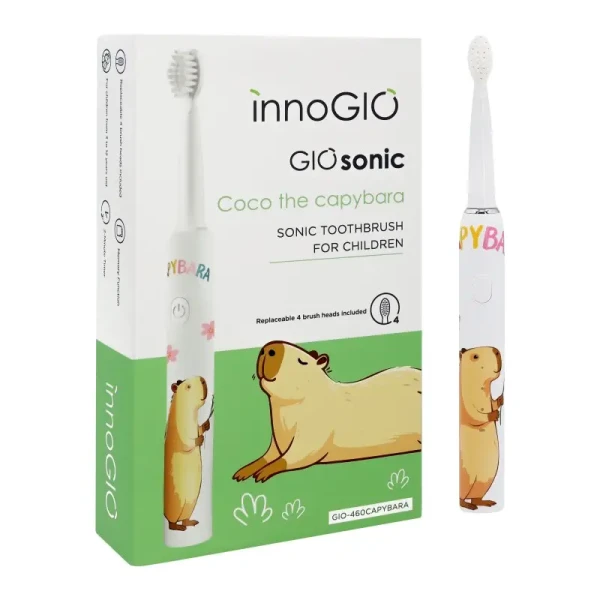 innoGIO Elektronická sonická zubná kefka GIOSonic Capybara