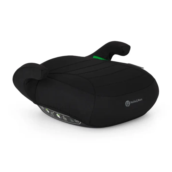 PETITE&MARS Podsedák Zuno Coal Black 125 - 150 cm (22-36 kg)