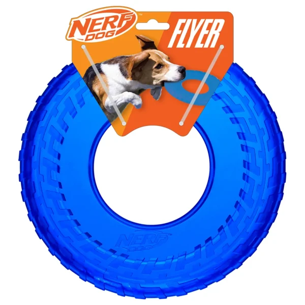 NERF DOG Lietajúci tanier z priehľadnej gumy 25 cm