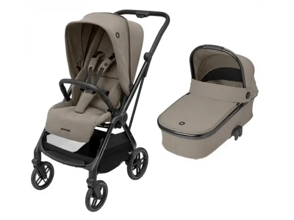 Maxi-Cosi Leona 2 kočárek + korbička Oria Luxe Twillic Truffle