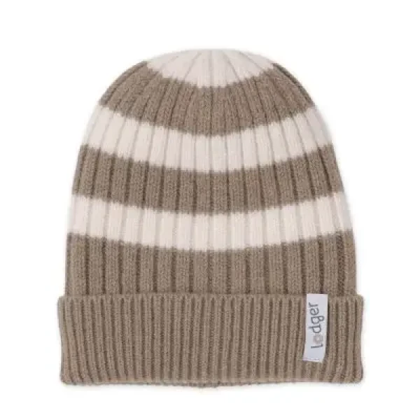 LODGER Čiapka Stripe Merino Buffalo 6 - 12 mesiacov