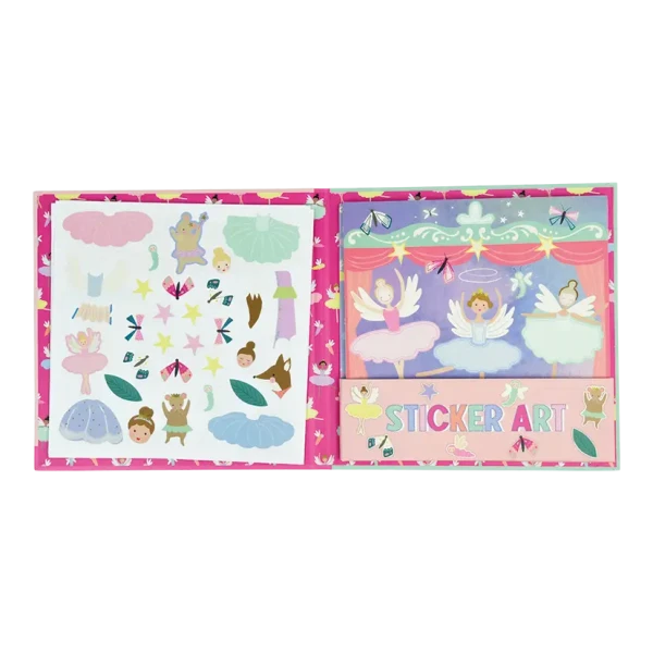 Floss&rock Knižka s nálepkami Začarovaná labuť