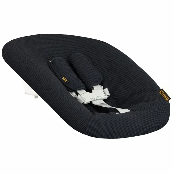 Ochranný potah na novorozenecké lehátko na Stokke Tripp Trapp UKJE Black Waffle černý nepropustný