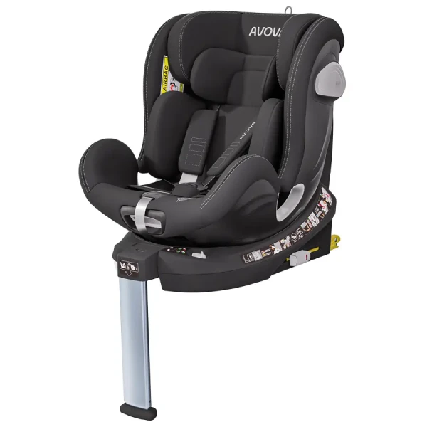 Avova Swan-fix I-SIZE 2025 Pearl Black 40-125cm