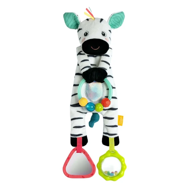 BABY FEHN Chrastítko zebra, DoBabyDoo