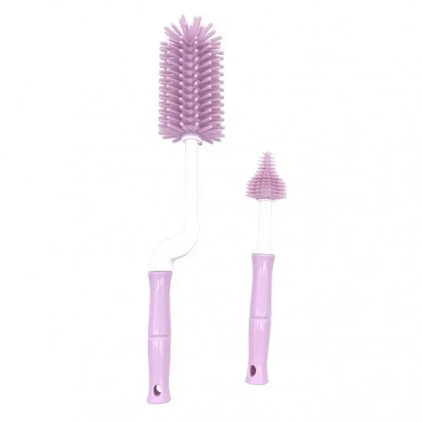BO Jungle Kartáč na láhve B-Bottle Brush Set Pink
