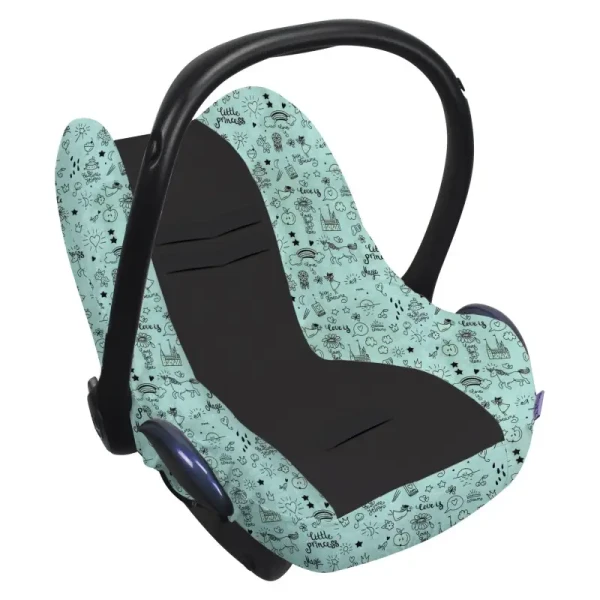 Dooky Potah na autosedačku Seat Cover 0+ Limited LITTLE PRINCESS Glow in the Dark