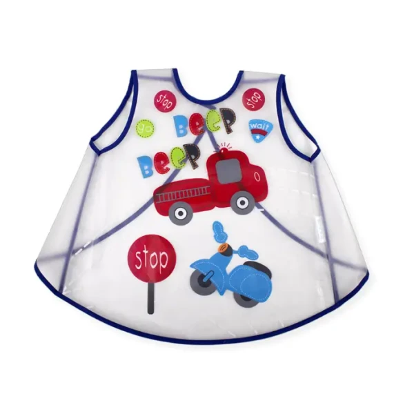 INTERBABY | Bryndák BEZ RUKÁVŮ 28x46 cm - modrý